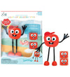 Glo Pals Figuur/Sensorische kubussen m. Licht - Sammy - Rood - Glo Pals - OneSize - Badspeelgoed