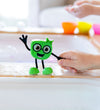 Glo Pals Figuur/Zintuiglijke kubussen m. Licht - Pippa - Groen - Glo Pals - OneSize - Badspeelgoed