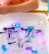 Glo Pals Figuur/Sensorische kubussen m. Licht - Lumi - Paars - Glo Pals - OneSize - Badspeelgoed