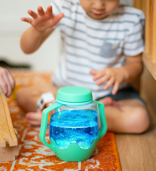 Glo Pals Sensorische pot m. Licht - Groen - Glo Pals - OneSize - Activiteitenspeelgoed