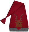 Hust and Claire Kerstmuts - HCFiliz - Neus - Teaberry m. Rendier - Hust and Claire - 6-10 jaar (116-140) - Kerstmutsen