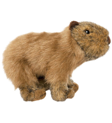 Living Nature Knuffel - 20x15 cm - Capibara - Bruin - Living Nature - OneSize - Knuffels