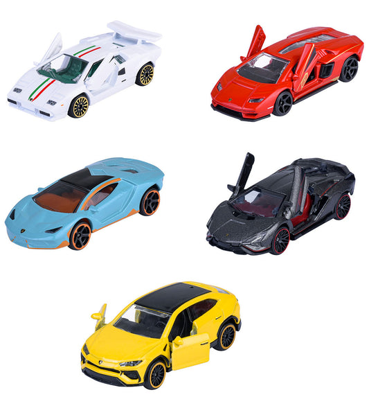 Majorette Auto's - 5-pack - Lamborghini - Majorette - OneSize - Auto´s