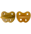 Hevea Fopspenen - 3-36 mnd. - 2-pack - Natuurlijk Rubber - Amber - Hevea - 3-36 mnd - Fopspenen