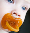 Hevea Fopspenen - 3-36 mnd. - 2-pack - Natuurlijk Rubber - Amber - Hevea - 3-36 mnd - Fopspenen