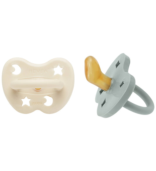 Hevea Fopspenen - 3-36 mnd. - 2-pack - Natuurlijk Rubber - Melka - Hevea - 3-36 mnd - Fopspenen
