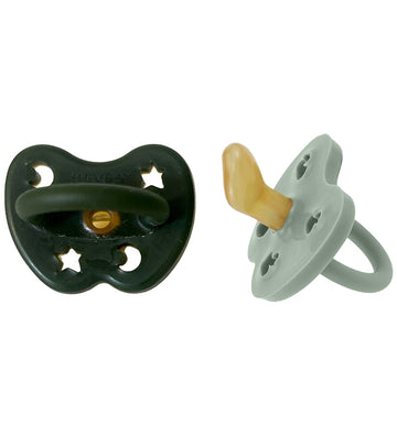 Hevea Fopspenen - 3-36 mnd. - 2-pack - Natuurlijk Rubber - Mossl - Hevea - 3-36 mnd - Fopspenen