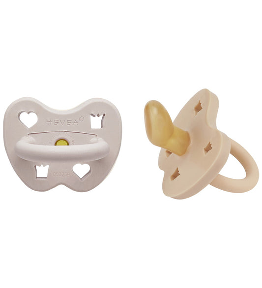 Hevea Fopspenen - 3-36 mnd. - 2-pack - Natuurlijk Rubber - Hornb - Hevea - 3-36 mnd - Fopspenen