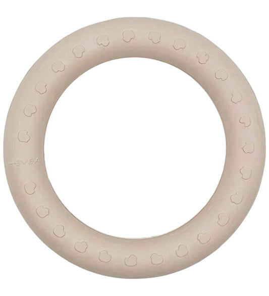 Hevea Bijtring - 2-pack - Zand & Tan Beige - Hevea - OneSize - Bijtringen