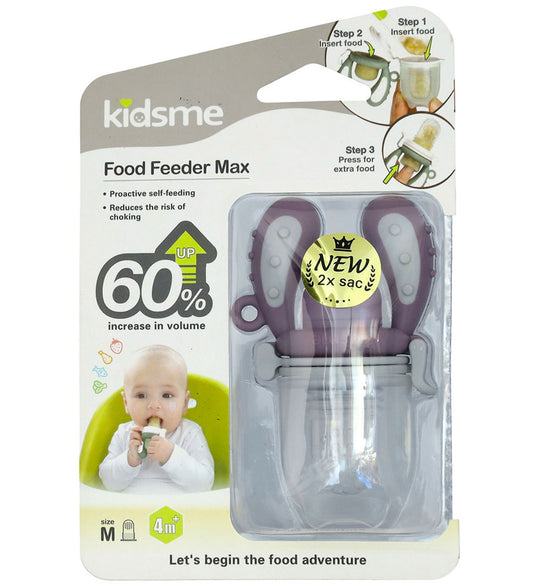 KidsMe Food Feeder Max - Medium+ - Plum - KidsMe - OneSize - Food Feeders