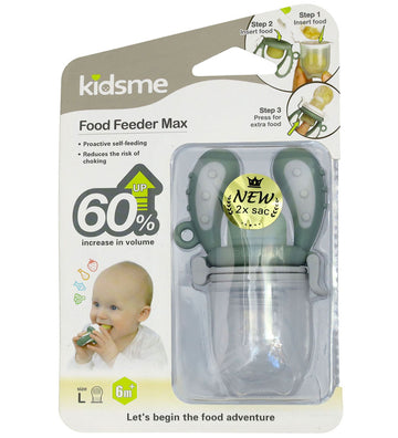 KidsMe Food Feeder Max - Large - Grijs - KidsMe - OneSize - Food Feeders
