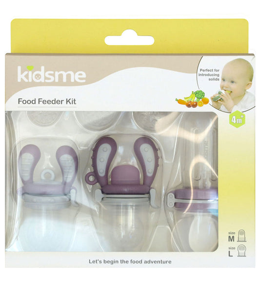 KidsMe Voerautomaten - Starterpack - M/L - Plum - KidsMe - OneSize - Food Feeders