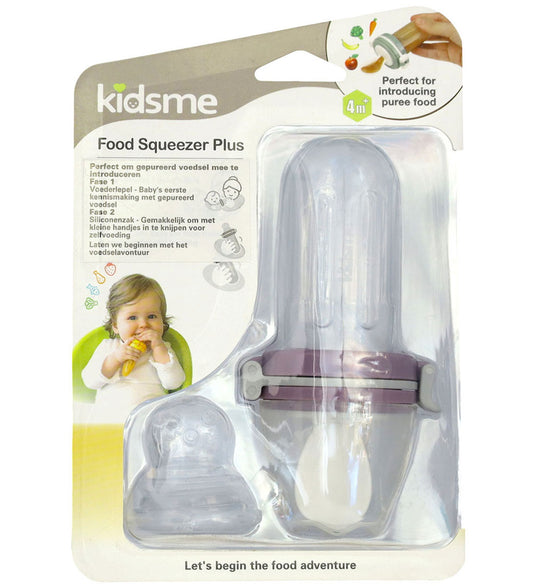KidsMe Food Squeezer Plus - Plum - KidsMe - OneSize - Food Feeders