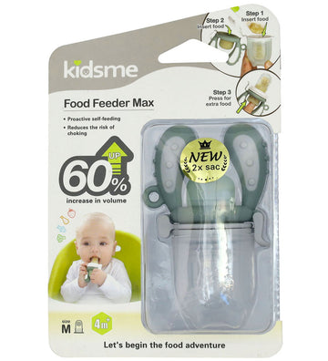 KidsMe Food Feeder Max - Medium+ - Grijs - KidsMe - OneSize - Food Feeders