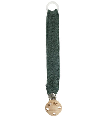 Smallstuff Speenketting - Gehaakt - Visgraat - Donkergroen - Smallstuff - OneSize - Speenkettingen