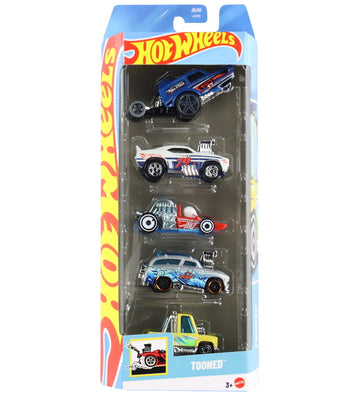 Hot Wheels Auto's - 5-pack - Tooned - Hot Wheels - OneSize - Auto´s