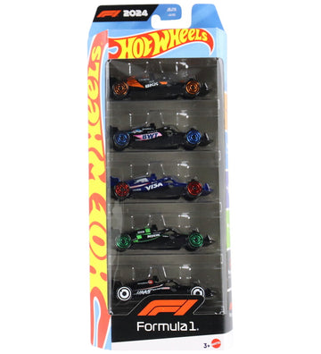 Hot Wheels Auto's - 5-pack - Formule 1 - Hot Wheels - OneSize - Auto´s