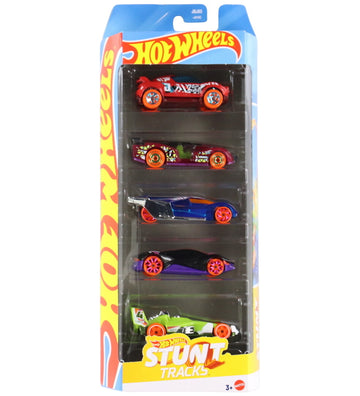 Hot Wheels Auto's - 5-pack - Stuntbanen - Hot Wheels - OneSize - Auto´s