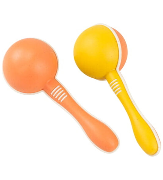 Tiger Tribe Maraca - Bioplastics - Geel/Oranje - Tiger Tribe - OneSize - Muziekinstrumenten