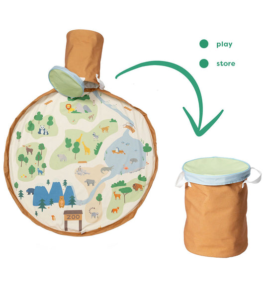 Play&Go Speelmat/Mand - Zoo - Play&Go - OneSize - Speelmaten
