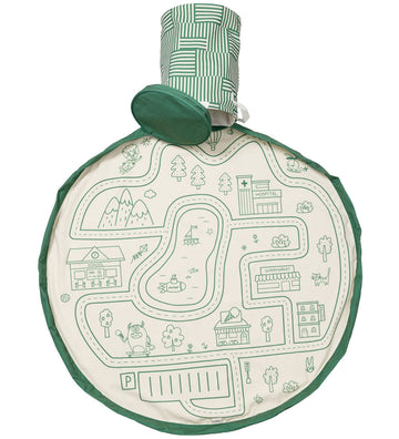 Play&Go Speelmat/Mand - 2-in-1 - Roadmap - Play&Go - OneSize - Speelmaten