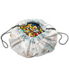 Play&Go Speelmat/Opbergen - 140 cm - 2-in-1 - Wereldkaart - Play&Go - OneSize - Speelmaten