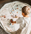 Play&Go Speelmat/Opbergen - 140 cm - 2-in-1 - Wereldkaart - Play&Go - OneSize - Speelmaten