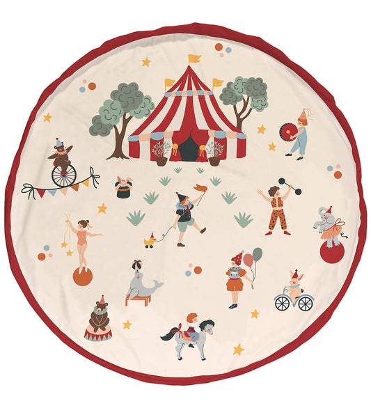 Play&Go Speelmat/Opbergen - 140 cm - 2-in-1 - Circus - Play&Go - OneSize - Speelmaten