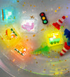 Glo Pals Sensorische kubussen m. Lampen - 6 st. - Geweldige auto - Glo Pals - OneSize - Activiteitenspeelgoed