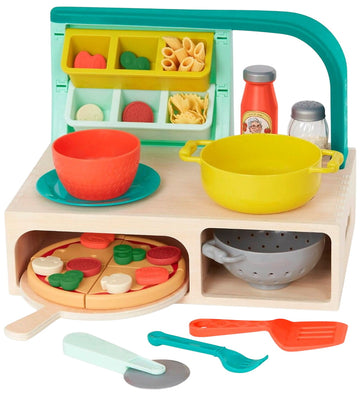 B. toys Speelkeuken - 45 Onderdelen - Pizza & Pasta - B. toys - OneSize - Speelkeukens