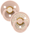BIBS Colour Cadeauset - Fopspenen/Speenketting - Maat 2 - Blush - BIBS - 6-18 mnd - Fopspenen