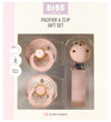 BIBS Colour Cadeauset - Fopspenen/Speenketting - Maat 2 - Blush - BIBS - 6-18 mnd - Fopspenen