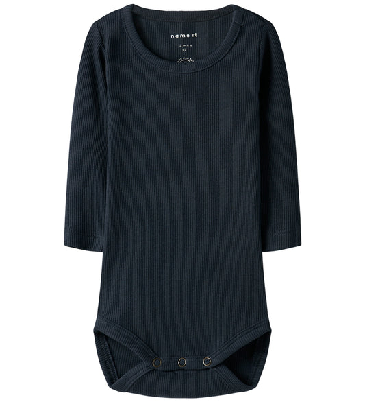 Name It Set - Romper l/s/Leggings - Noos - NbnKab - Dark Sapphir - Name It - 56 - Rompers Lange Mouw