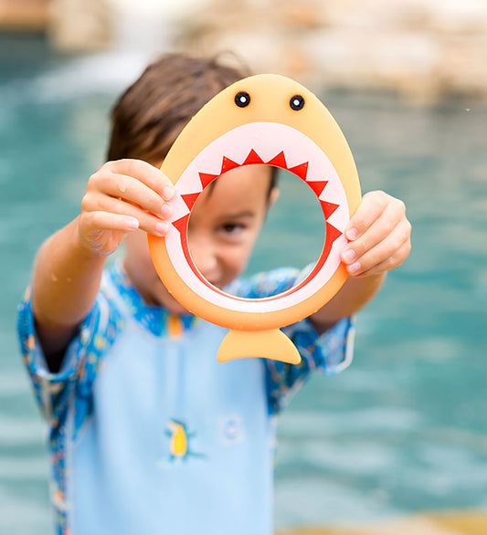 Splash About Duikring - Shark - Limoen - Splash About - OneSize - Badspeelgoed
