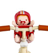 Lilliputiens Pop m. Fietsstoeltje - Baby Lena - Lilliputiens - OneSize - Poppen