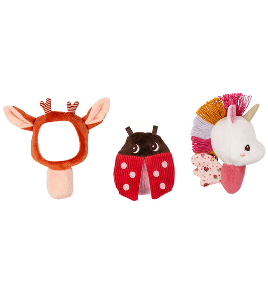 Lilliputiens Rammelaarset - 3-pack - Lena - Lilliputiens - OneSize - Ramelaren
