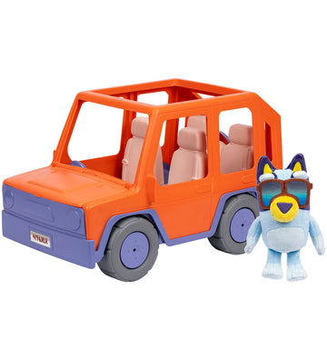 Bluey Auto m. Knuffel - Bluey - OneSize - Auto´s