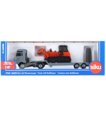 Siku Vrachtwagen - MAN Truck m. Bulldozer - 1:87 - 1762 - Siku - OneSize - Auto´s