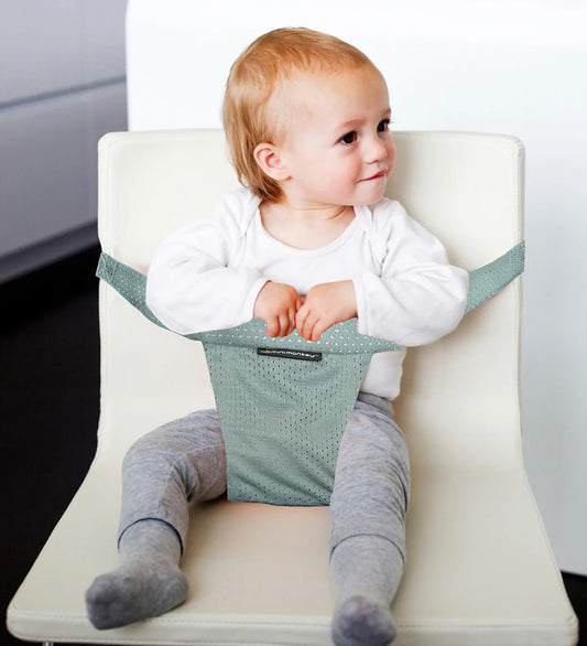 Mini Monkey Harnas voor Kinderstoel - Mini stoel Pocket - Dusty  - Mini Monkey - OneSize - Kinderstoelen