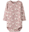 Name It Romper l/s - NbfRinea - Deauville Mauve - Name It - 62 - Rompers Lange Mouw