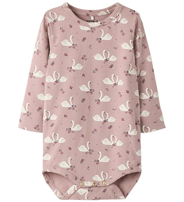 Name It Romper l/s - NbfRinea - Deauville Mauve - Name It - 62 - Rompers Lange Mouw