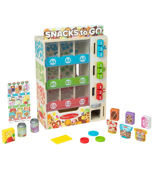 Melissa & Doug Snackautomaat - 19 Onderdelen - Melissa & Doug - OneSize - Speelgoedeten