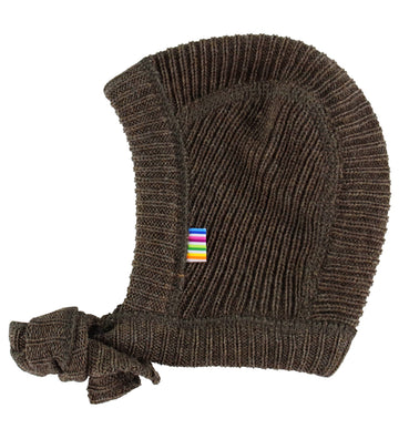 Joha Babymuts - Wol - Gebreid - Bruin Gevlekt - Joha - 48 cm - Babymutsen