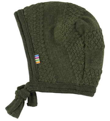 Joha Babymuts - Wol - Gebreid - Mos Groen - Joha - 48 cm - Babymutsen