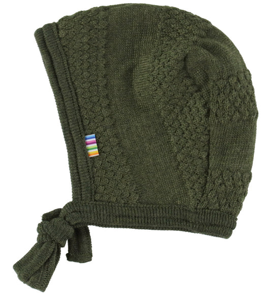 Joha Babymuts - Wol - Gebreid - Mos Groen - Joha - 48 cm - Babymutsen