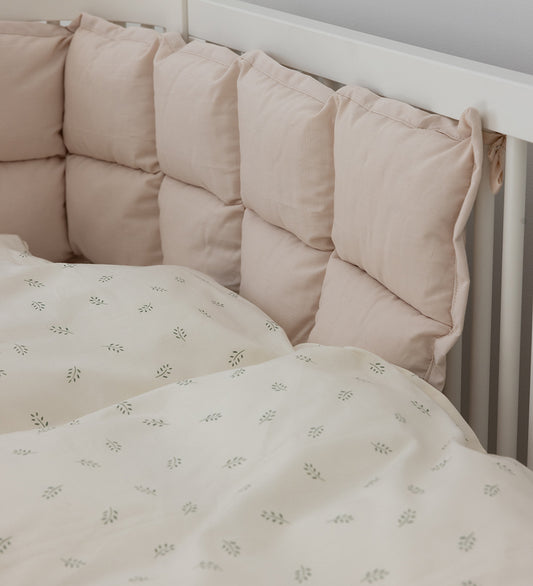 Sebra Bedomrander - Kapok - 180x26 cm - Berkenbast Rose - Sebra - OneSize - Bedomranders
