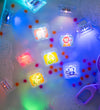 Glo Pals Sensorische kubussen m. Licht - 6 st. - Gek Zoo - Glo Pals - OneSize - Activiteitenspeelgoed