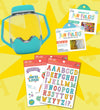 Glo Pals Sensorische pot m. Licht + Accessoires - Cadeauset - AB - Glo Pals - OneSize - Activiteitenspeelgoed