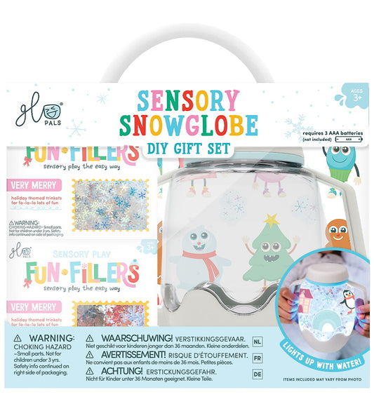 Glo Pals Sensorische pot m. Licht + accessoires - Cadeauset - Wi - Glo Pals - OneSize - Activiteitenspeelgoed