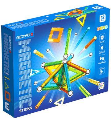 Gemag Magneetset - Staven - 32 Onderdelen - Geomag - OneSize - Magnetisch speelgoed